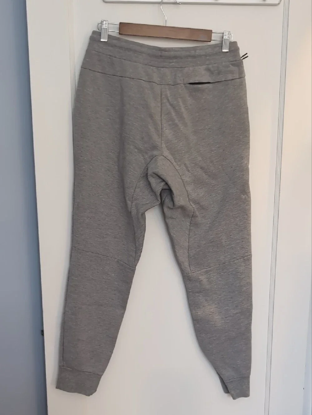 Nike Gray Joggers with Black Side Stripe And Large Stash Pocket